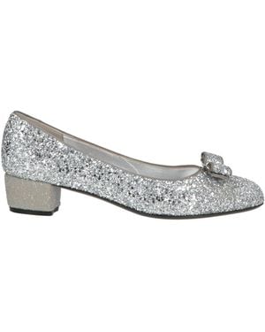 Ferragamo Pumps Leather - Gray