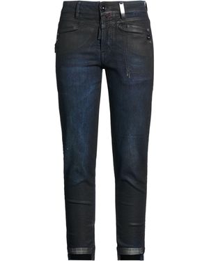 High Jeans Cotton, Polyester, Rubber - Blue