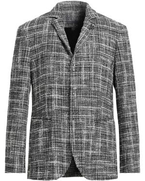 John Varvatos Blazer Viscose, Wool, Cotton, Polyamide, Acrylic - Gray