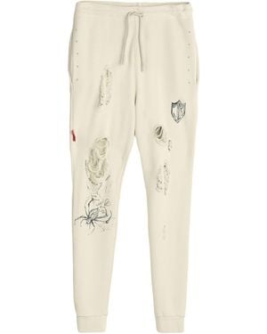 John Richmond Trousers Cotton - Natural