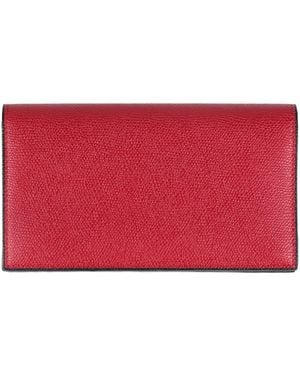 Valextra Brieftasche - Rot