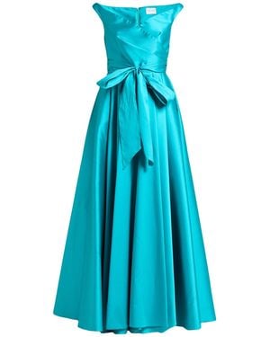 ATELIER LEGORA Maxi Dress Polyester, Silk - Blue