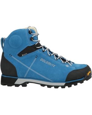 Dolomite Ankle Boots Leather, Textile Fibres - Blue