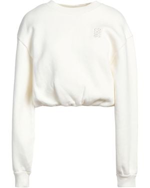 Sandro Sweatshirt Cotton, Polyester - White