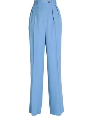 Rochas Pants Virgin Wool - Blue