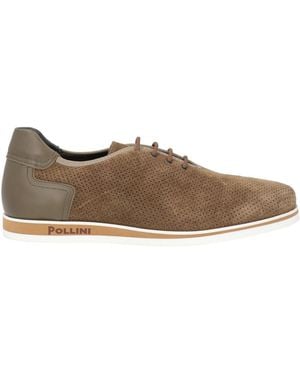Pollini Military Trainers Calfskin - Brown