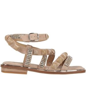 Alma En Pena. Sandals Leather - Natural