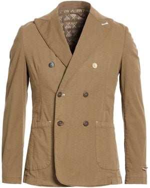 Berna Blazer Cotton, Linen, Elastane - Brown