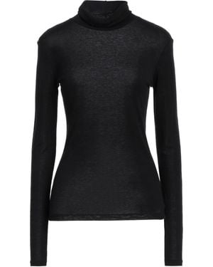 Closed Turtleneck Tencel Lyocell, Wool - Black