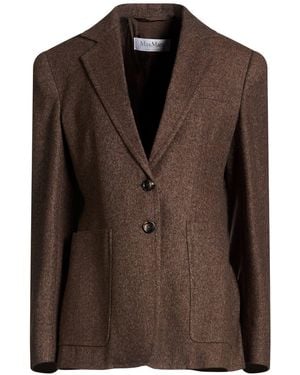 Max Mara Blazer Virgin Wool - Brown