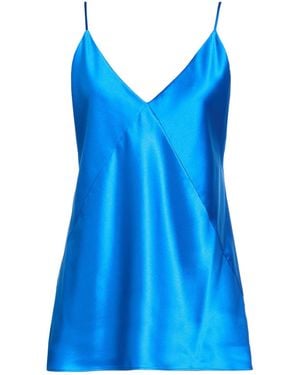 Max Mara Bright Top Silk - Blue