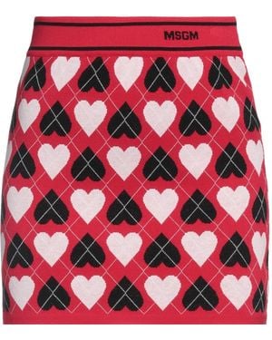 MSGM Mini Skirt - Red