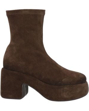 Vic Matié Military Ankle Boots Leather - Brown