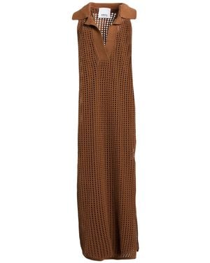 Erika Cavallini Semi Couture Maxi Dress Cotton - Brown