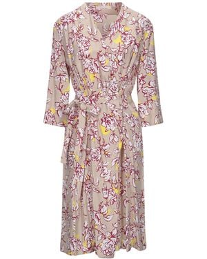Liviana Conti Midi Dress - Pink