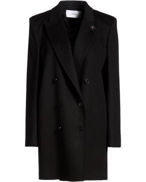 Lardini Coat Wool - Black