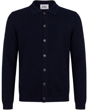 Alpha Studio Cardigan - Blue