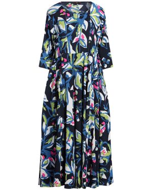 High Vestito Midi - Blu