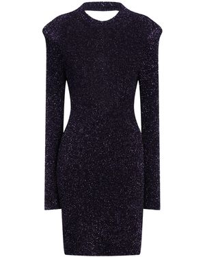 ELEONORA GOTTARDI Midi Dress Polyamide, Metallic Fiber - Blue