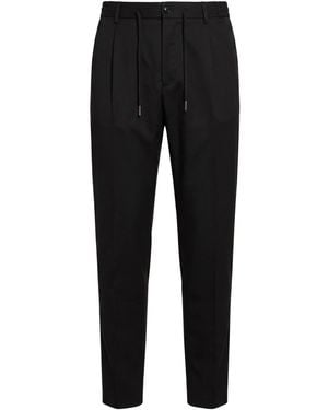 Tagliatore Pants Virgin Wool, Polyester, Elastane - Black