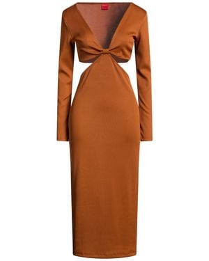HUGO Midi Dress - Brown