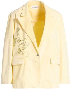 DES_PHEMMES Blazer Cotton, Elastane - Metallic