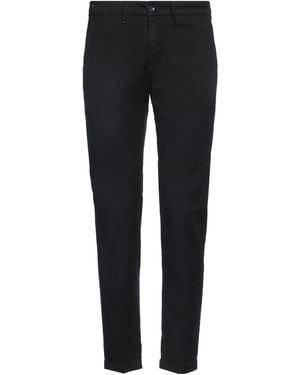 RE_HASH Trousers Cotton, Elastane - Black