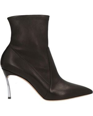 Casadei Ankle Boots Leather - Black