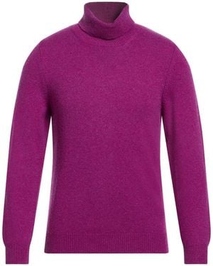 Mauro Ottaviani Turtleneck Cashmere - Purple