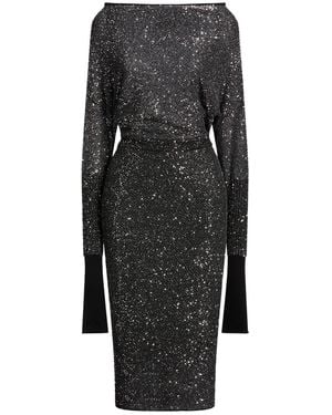Max Mara Midi Dress Polyester - Grey