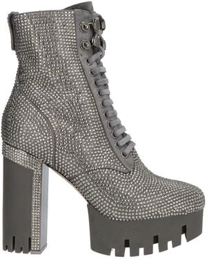 Le Silla Ankle Boots Leather - Gray