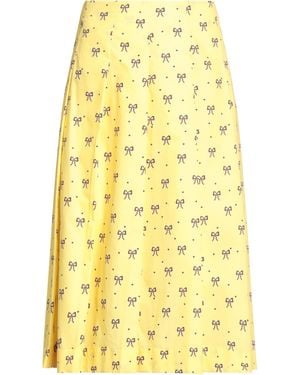 Vivetta Midi Skirt Cotton - Yellow