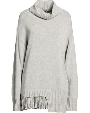 Clips Light Turtleneck Viscose, Polyamide, Wool, Cashmere, Metallic Fiber - Gray