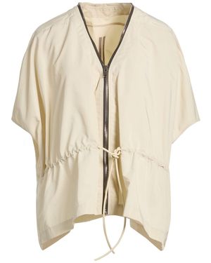 Rick Owens Cream Jacket Polyester - Natural