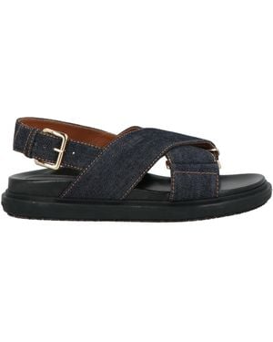 Marni Sandals Textile Fibers - Black