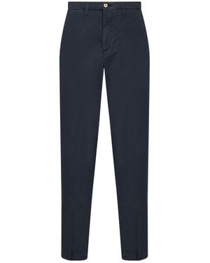 Briglia 1949 Midnight Trousers Tencel, Cotton, Elastane - Blue