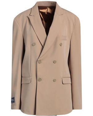 FAMILY FIRST Blazer Polyester, Viscose, Wool, Elastane - Natural