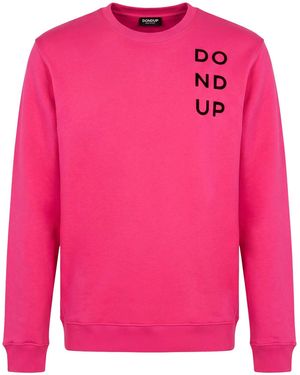 Dondup Fuchsia Sweatshirt Cotton, Elastane - Pink