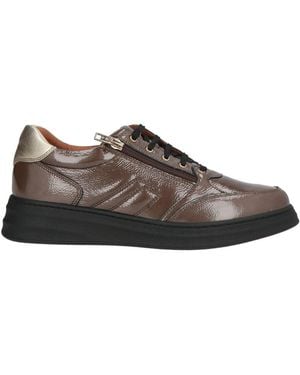 Frau Sneakers Leather, Textile Fibers - Brown