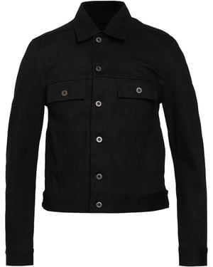 Rick Owens Denim Outerwear Cotton - Black