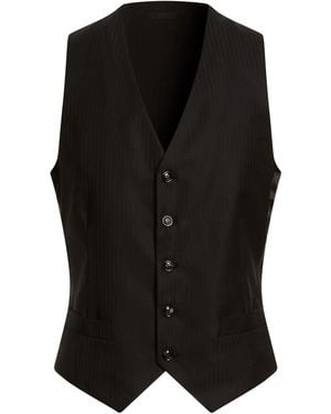 Giorgio Armani Tailored Vests - Black