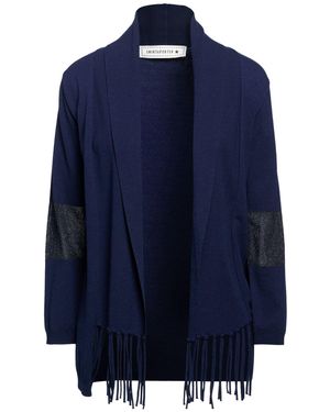 Shirtaporter Cardigan Viscose, Polyester, Nylon - Blue