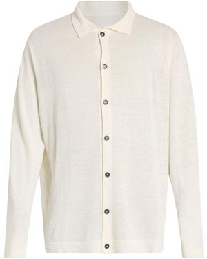 THELAND Cream Cardigan Linen - White