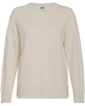 Alpha Studio Pullover - Blanco