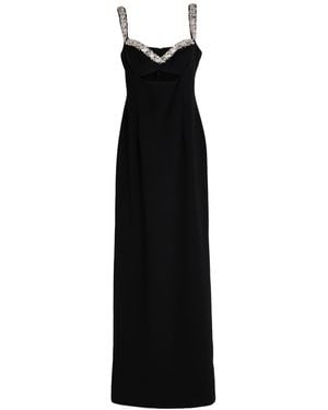 Amen Maxi Dress Polyester - Black