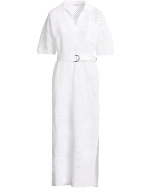 Brunello Cucinelli Maxi Dresses - White
