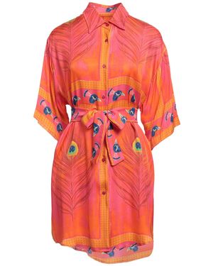 DEPENDANCE Mini Dress Viscose - Red