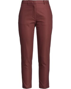 Maliparmi Trousers Cotton, Polyamide, Elastane - Red