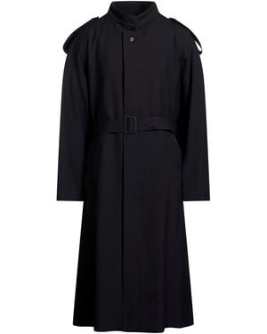 MM6 by Maison Margiela Overcoat & Trench Coat Virgin Wool - Black