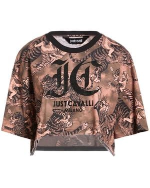 Just Cavalli T-Shirt Cotton - Brown
